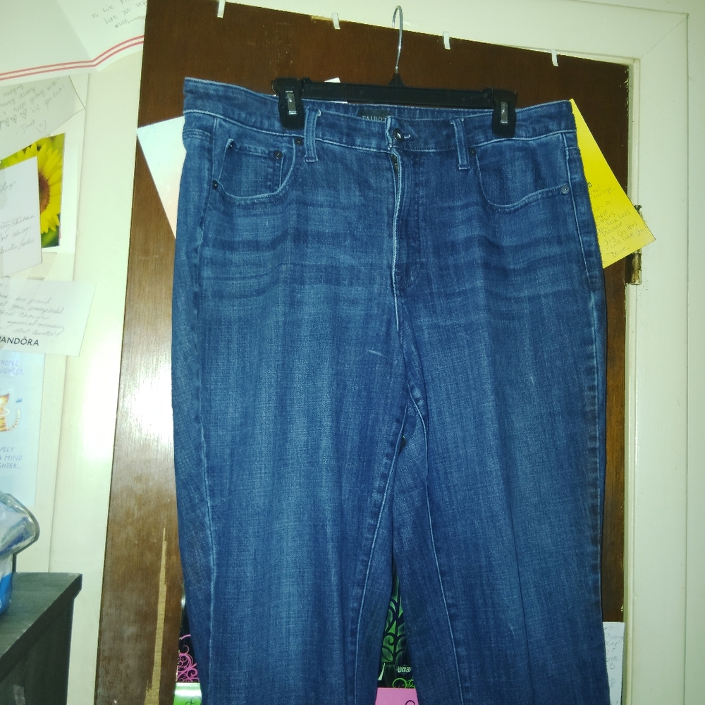 TALBOTS Modern Ankle Jean - PLUS SIZE dark wash - Picture 6 of 11